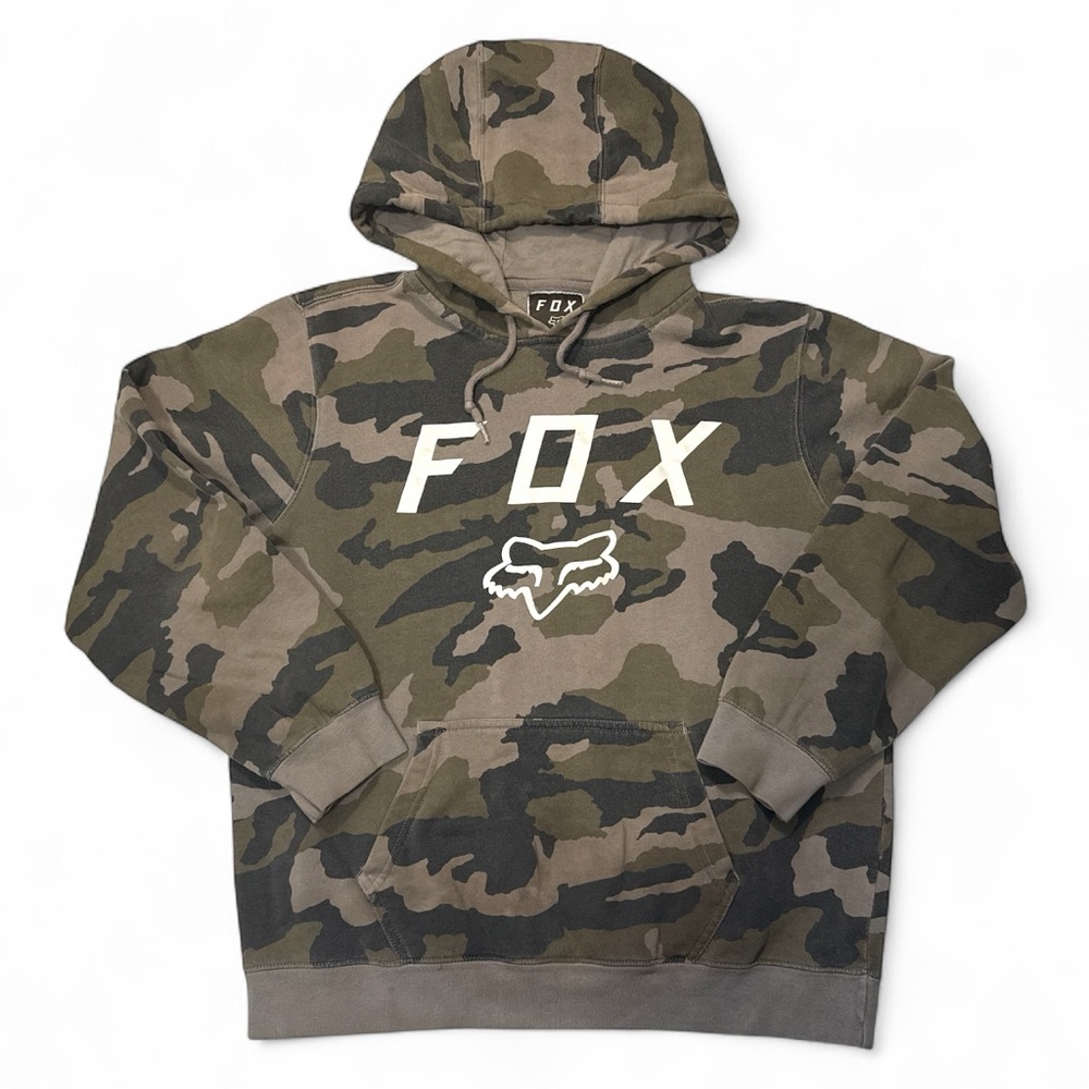 Fox‎ Green Camouflage Hoodie Sweater Men’s Medium